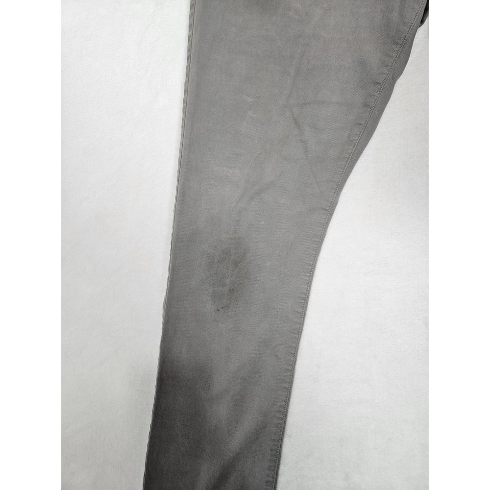 Flint and Tinder Slim Fit Chinos Pants Mens 32x33 Gray Casual Trousers - Picture 3 of 8
